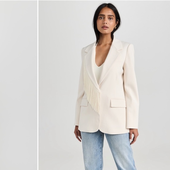 NWT TANYA TAYLOR LEWIS JACKET sz 2 sold out Shopbop fringe - Picture 3 of 10